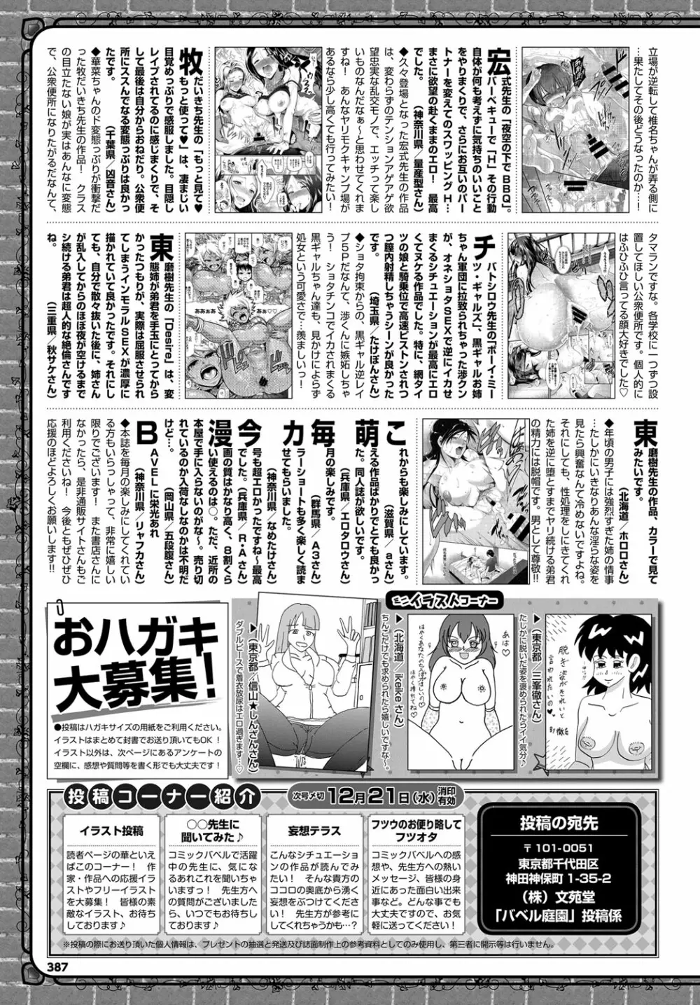 COMIC BAVEL 2017年1月号 Page.387