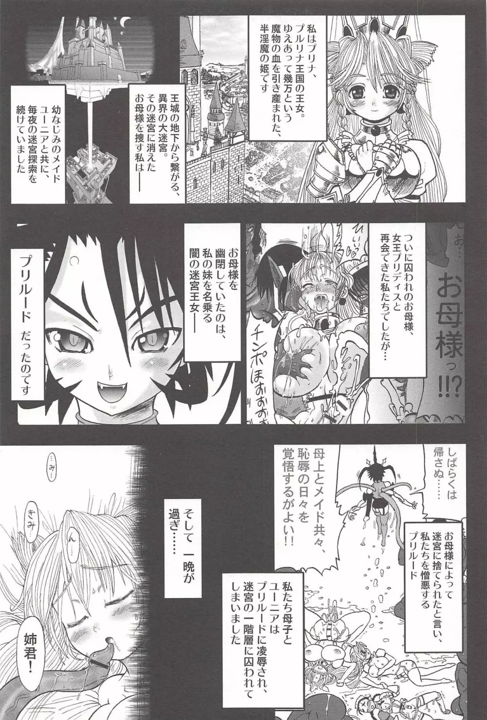 二人の迷宮王女 ~ふたなり母姉妹の溺愛ハーレム~ + とらのあな特典イラストカード Page.31