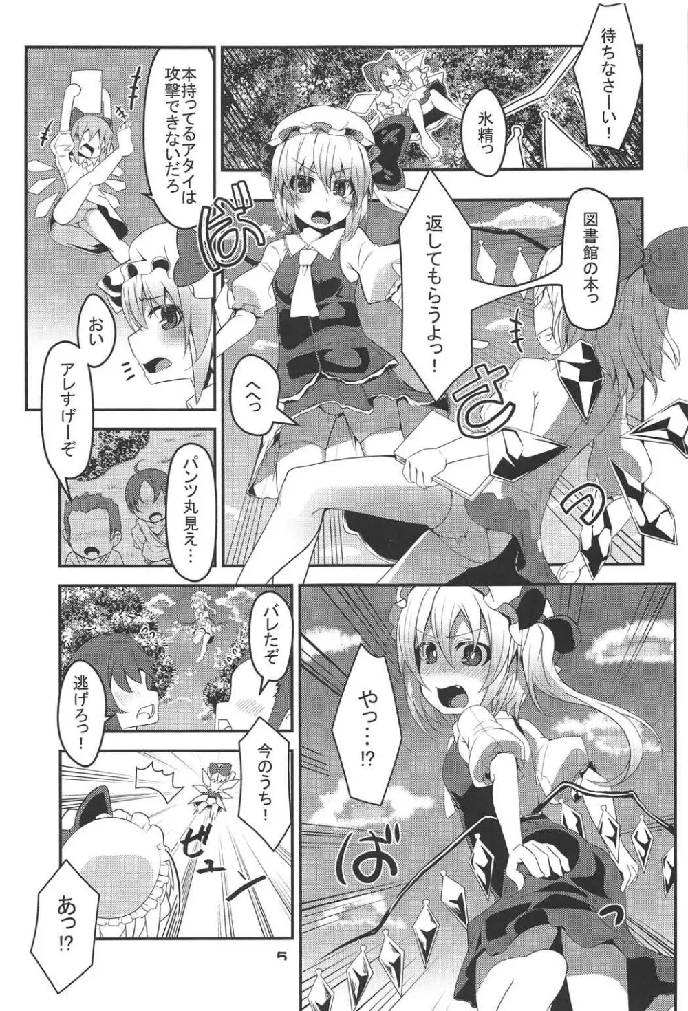 裸で飛んじゃうフランちゃん Page.4