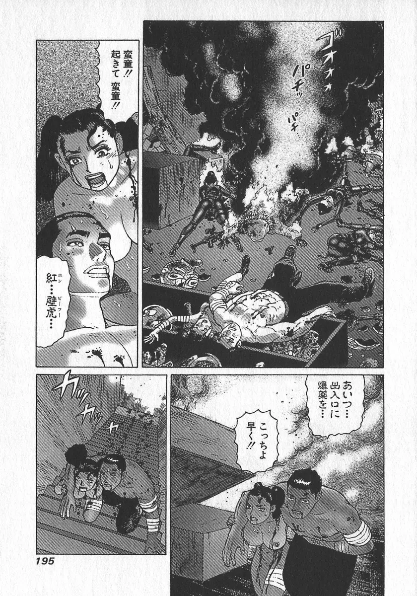 紅壁虎 ホンピーフー 第4巻 Page.196