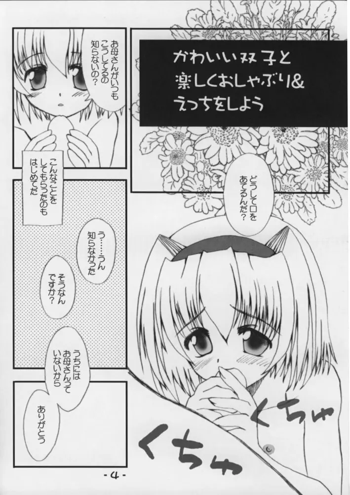 むつきとさつきのおるすばんしよっ! Page.3