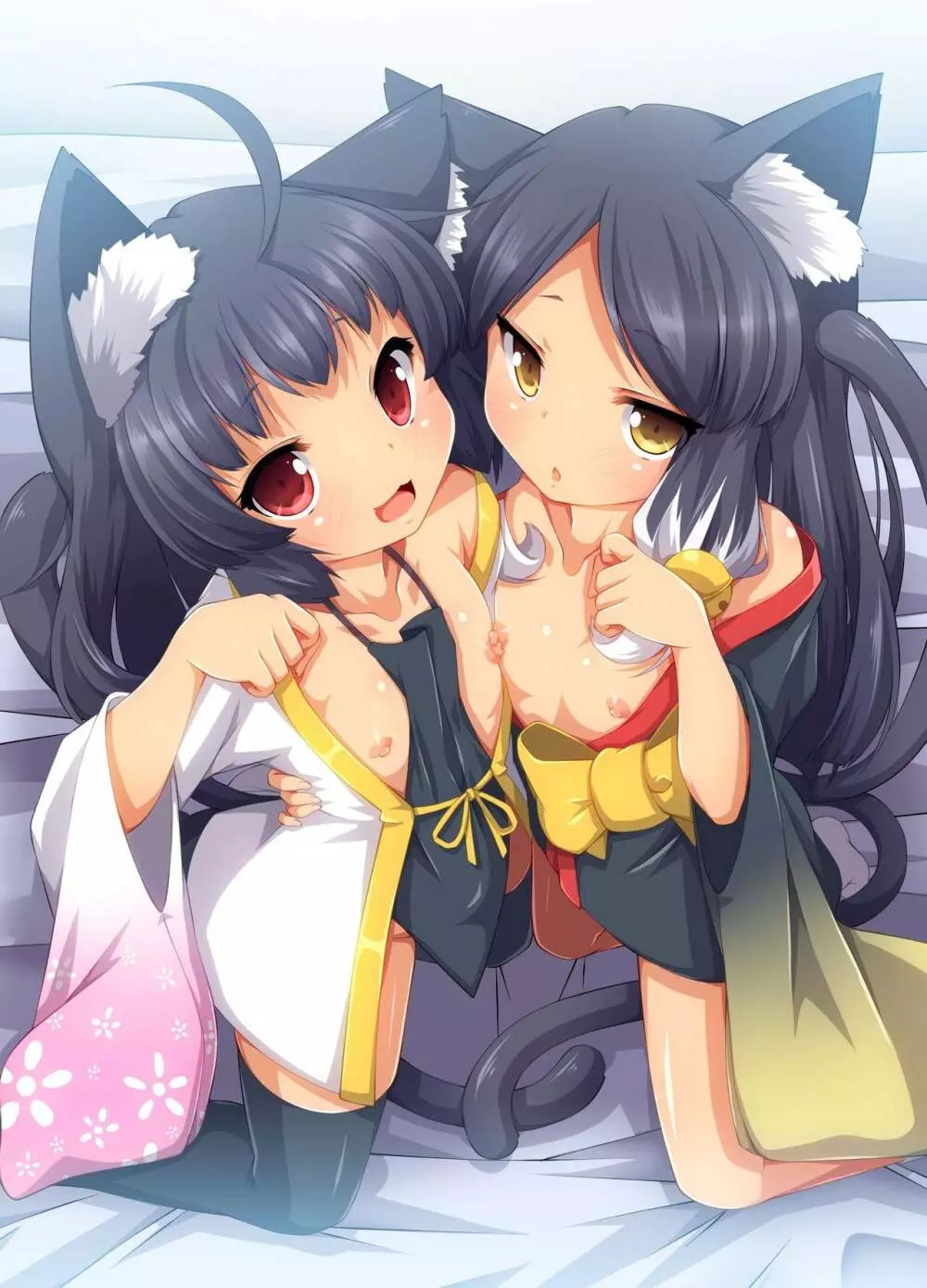 ツンデレ猫姉妹の全身ご奉仕SEX~ご恩は私達の身体でお返しいたします Page.2