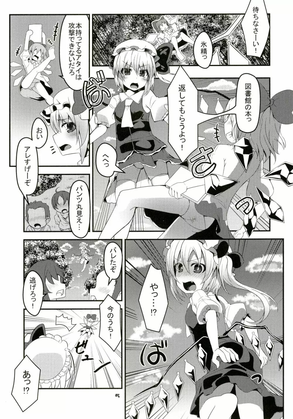 裸で飛んじゃうフランちゃん Page.5