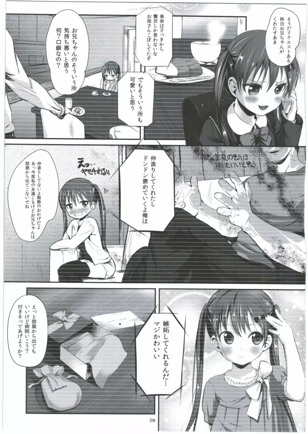 妹の*で僕のを握手 Page.9