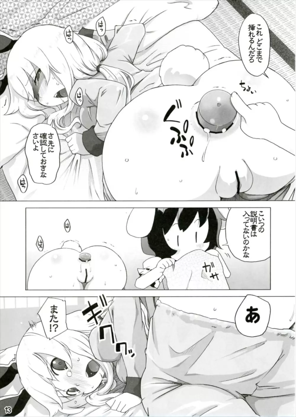 風邪ひき兎と看る兎。 Page.13