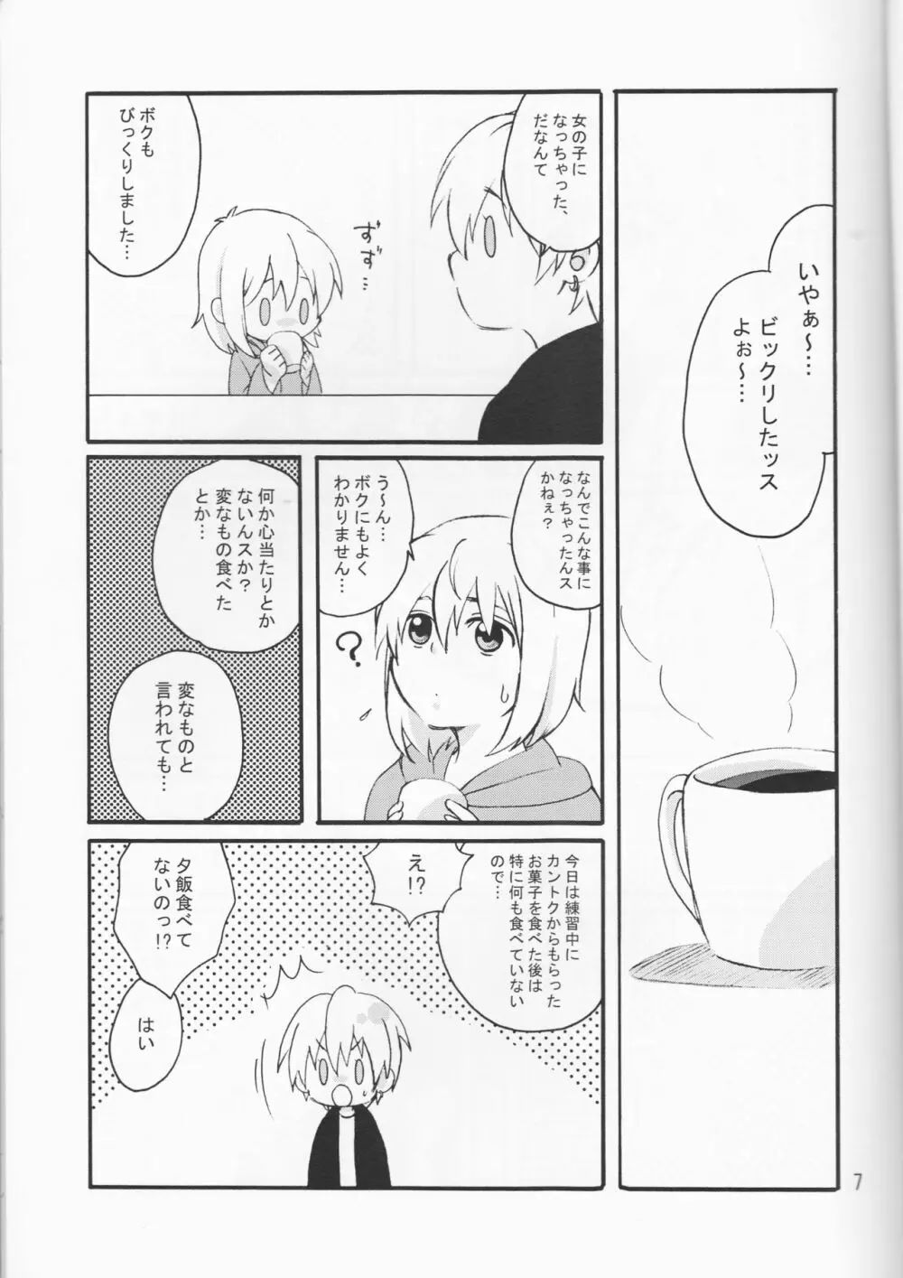 オレの黒子っちが、女の子になっちゃったッス！ Page.7