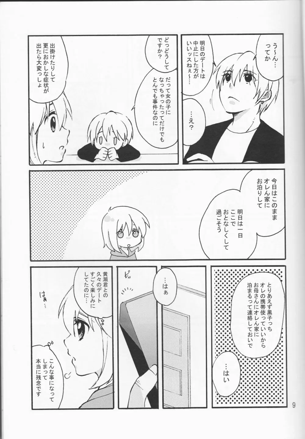 オレの黒子っちが、女の子になっちゃったッス！ Page.9