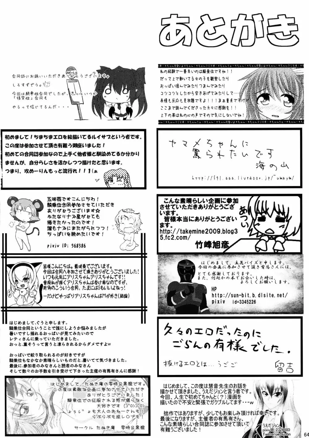 東方騎乗位合同誌 騎乗領土 Page.63