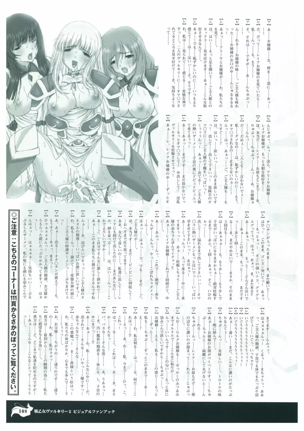 戦乙女ヴァルキリー2 ビジュアルファンブック Page.110