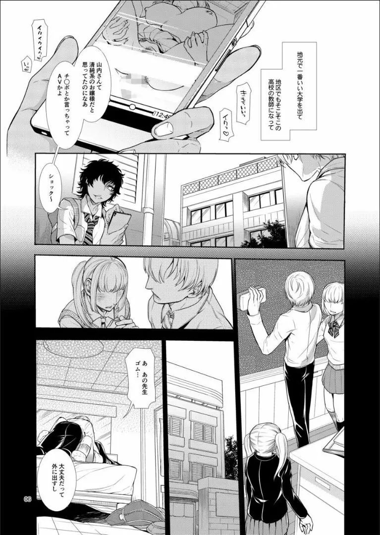 メス男子〇生❤脅迫からの逆レ〇プ Page.5