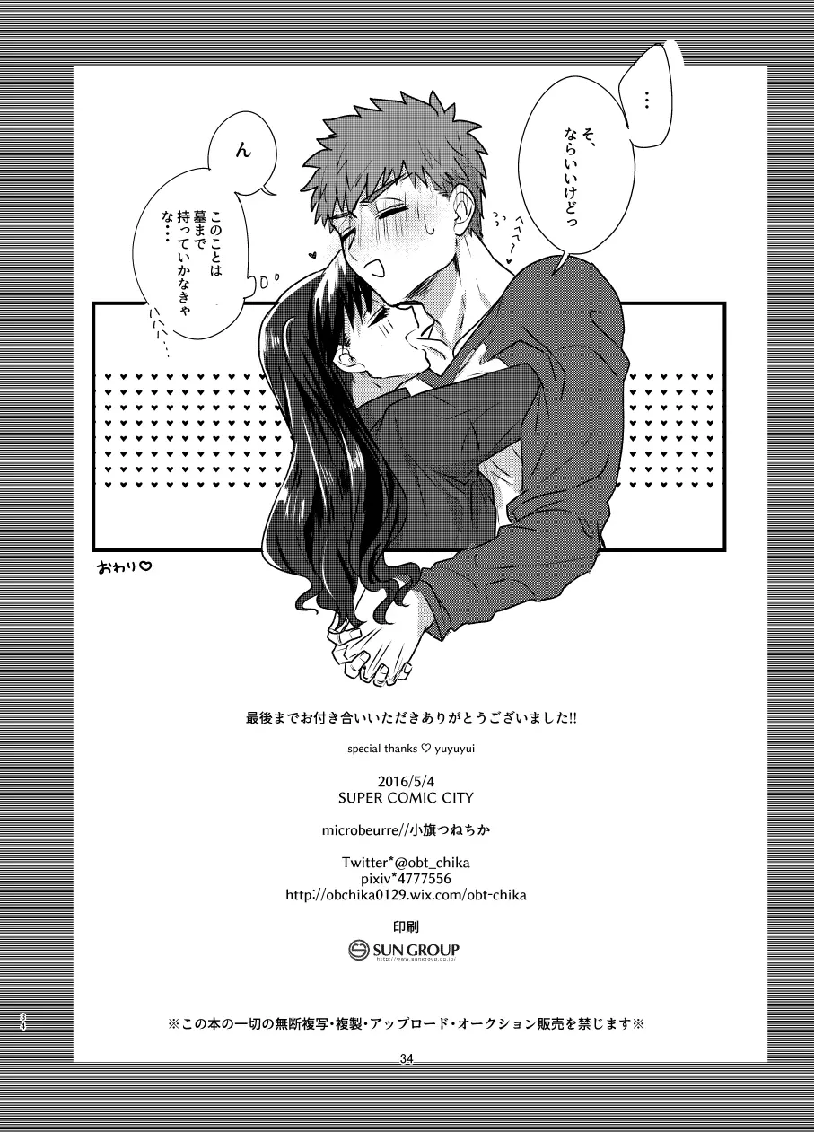 [Microbeurre (小旗つねちか)] あ~!士郎くん危な~い (Fate/stay night) [DL版] Page.33