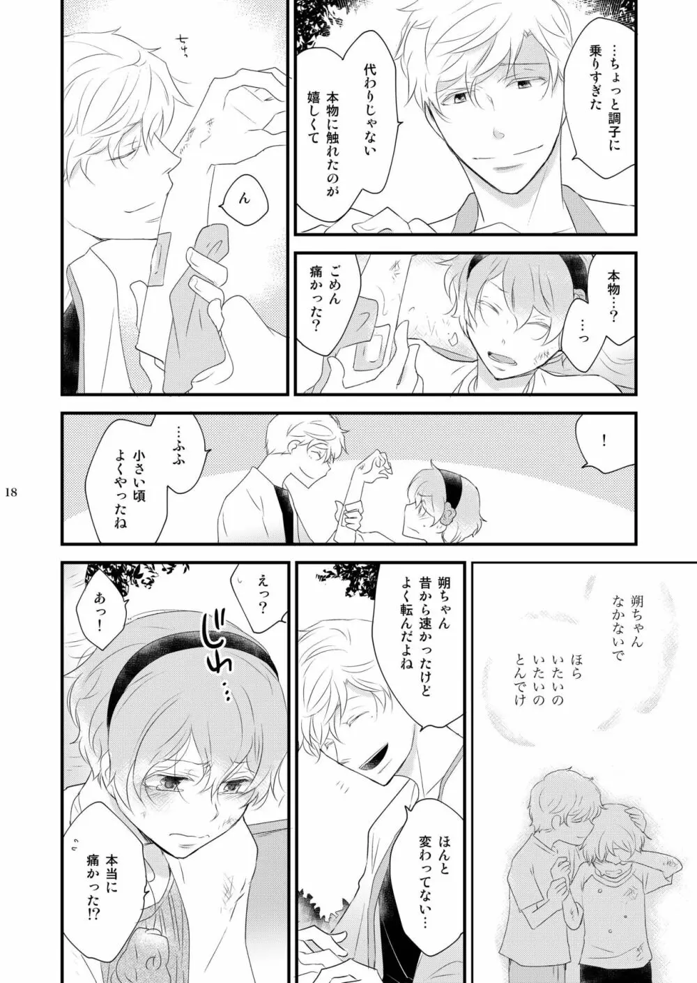 女装のオレと幼なじみのタラシの先輩がデートします Page.18