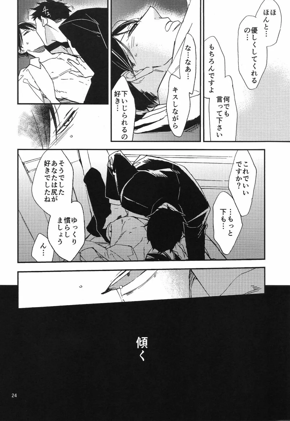 傾くからだ Page.24