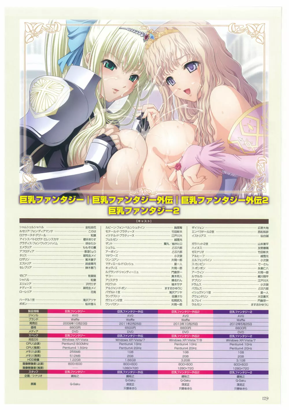 巨乳幻想 -巨乳ファンタジー コンプリート- Page.129