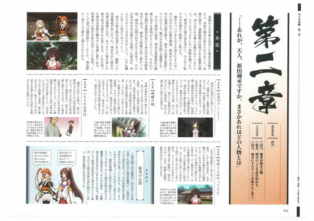 戦国†恋姫 ～乙女絢爛☆戦国絵巻～ ビジュアルファンブック-1 Page.13