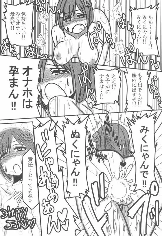 みくにゃんでぬくにゃん二発目 Page.55