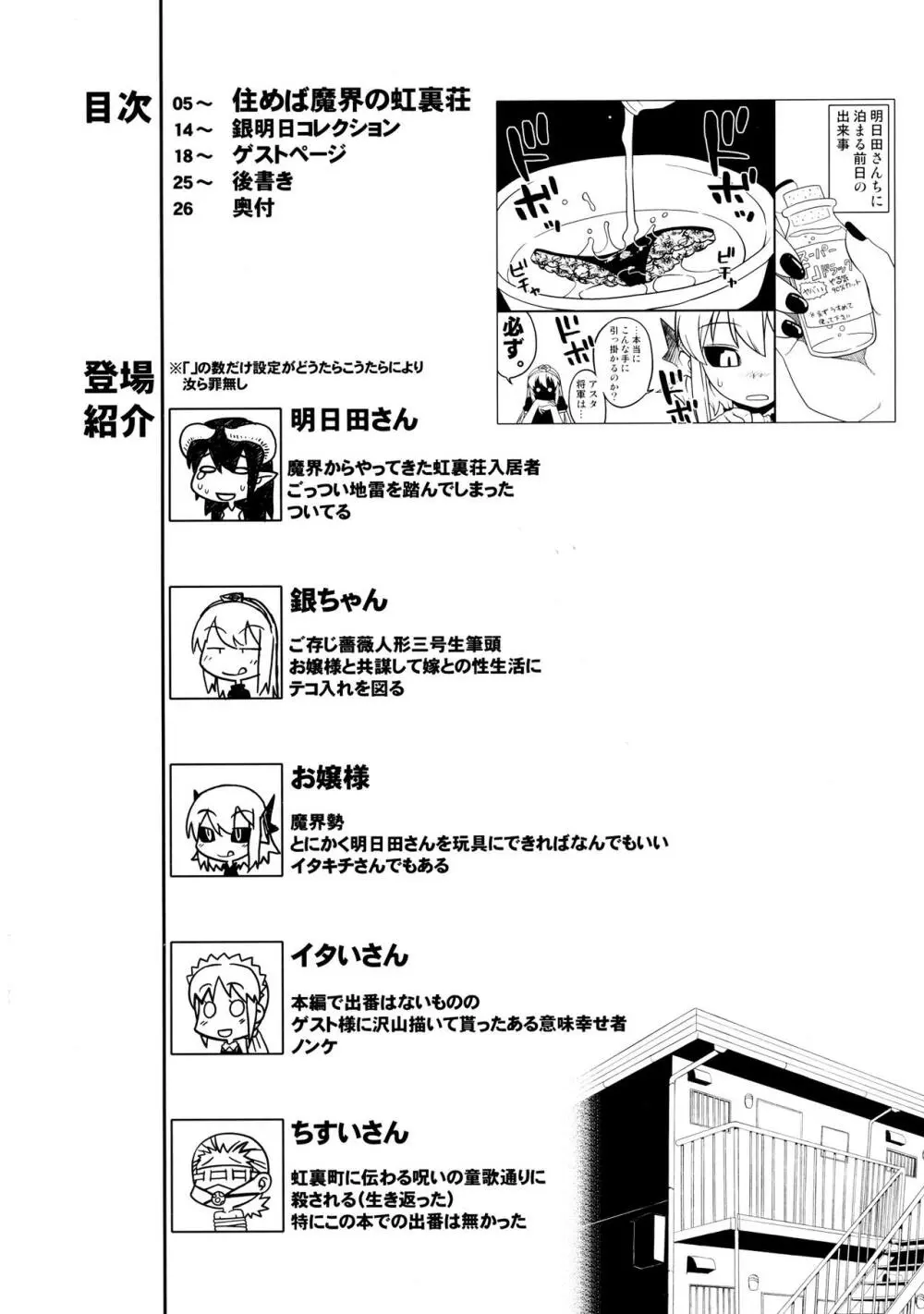 住めば魔界の虹裏荘 Page.4