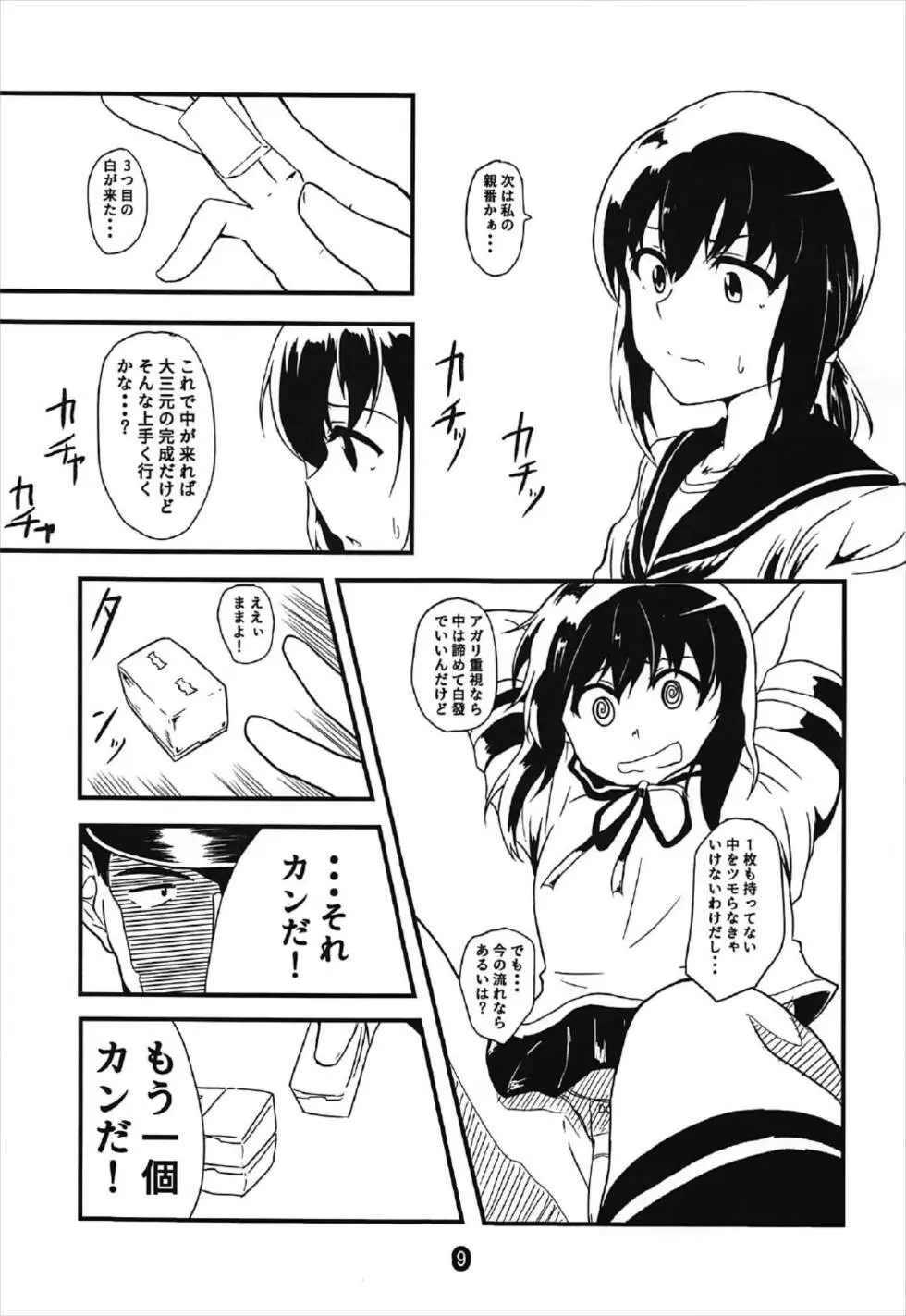 3ばいまん 艦娘が麻雀で負けるとエッチする本 Page.8