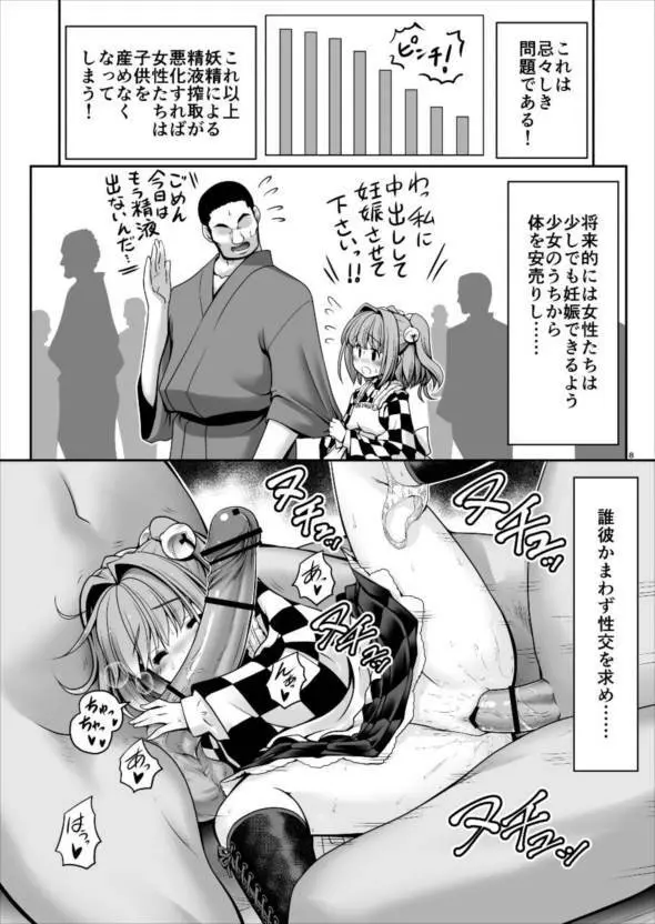 精液に群がり吸い付く妖精達 Page.8