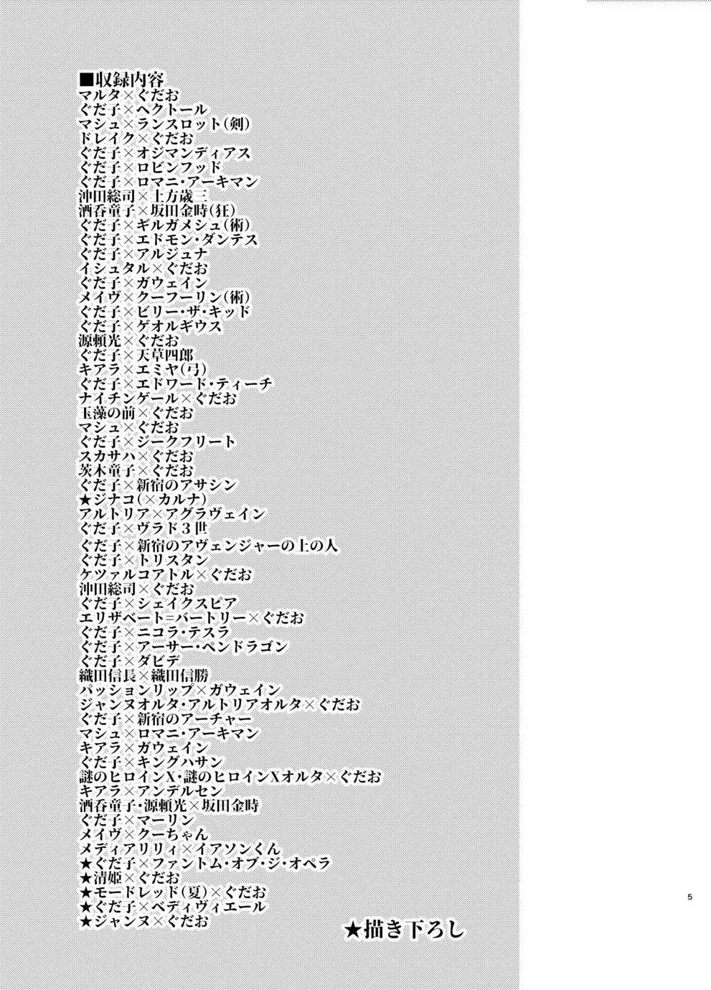 ふた×男らくがきまとめ1 Fate編 Page.5