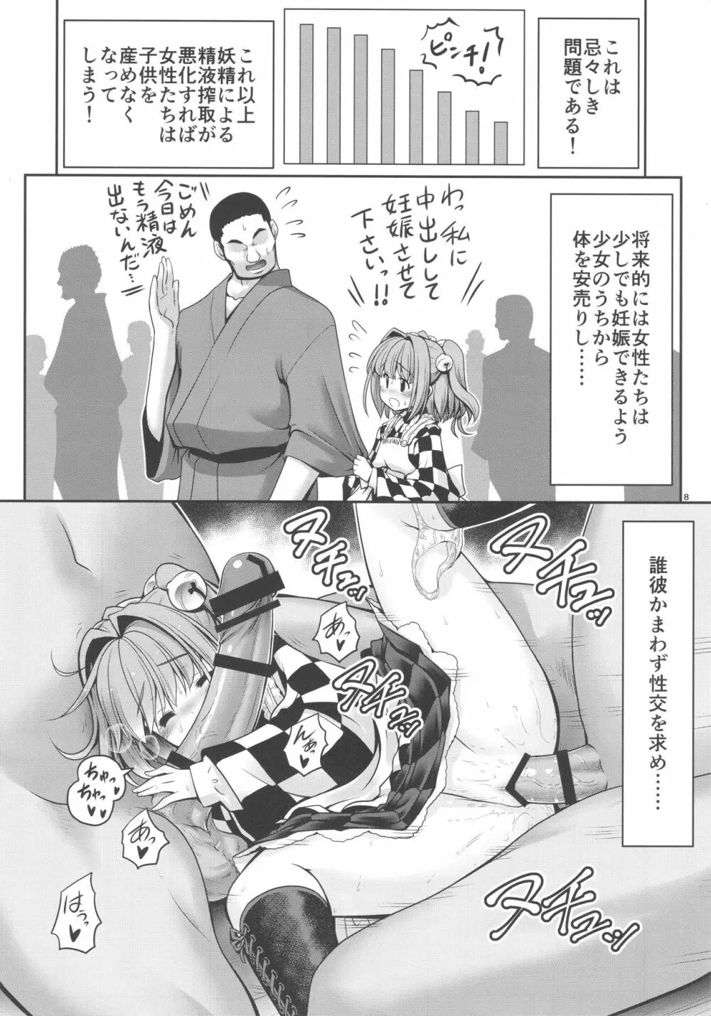 精液に群がり吸い付く妖精達 Page.8