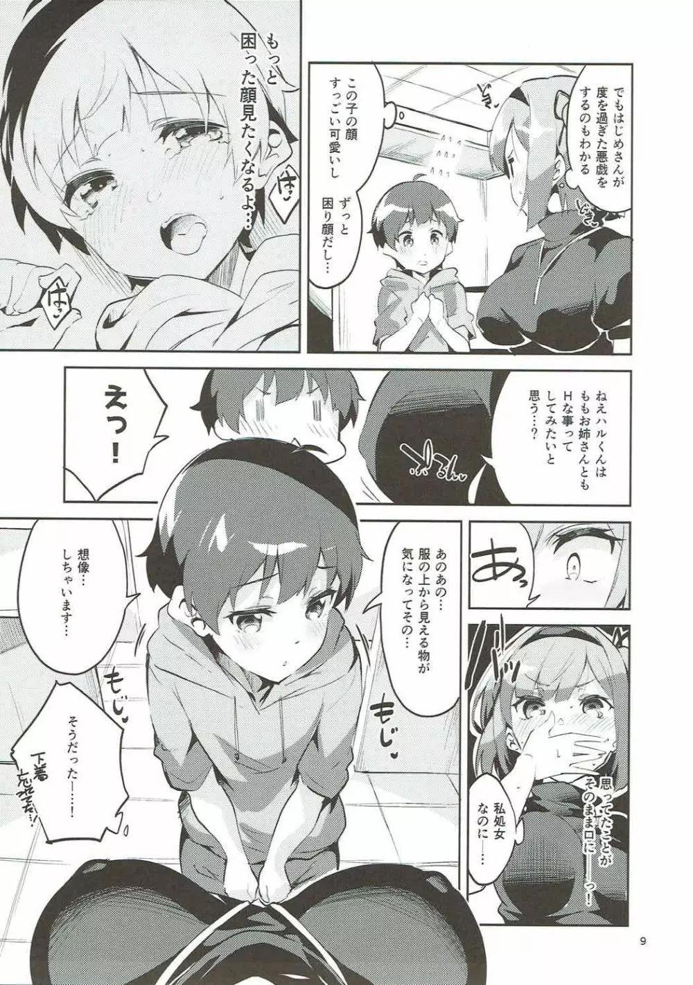 新人だから子守りを任されました…。 Page.8