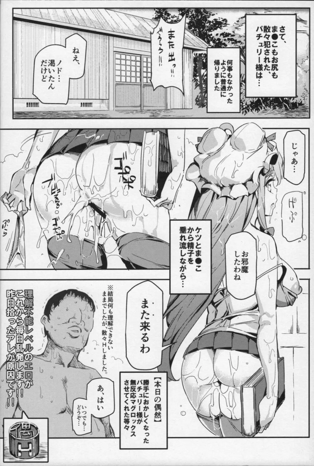 突然激イキパチュリー様 Page.9