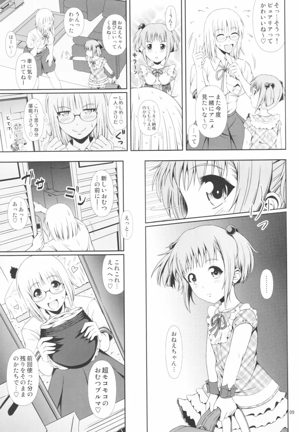 (C92) [Atelier Lunette (三国あつ子)] ナイショなの! -陽原家三姉妹物語- 3 Page.8