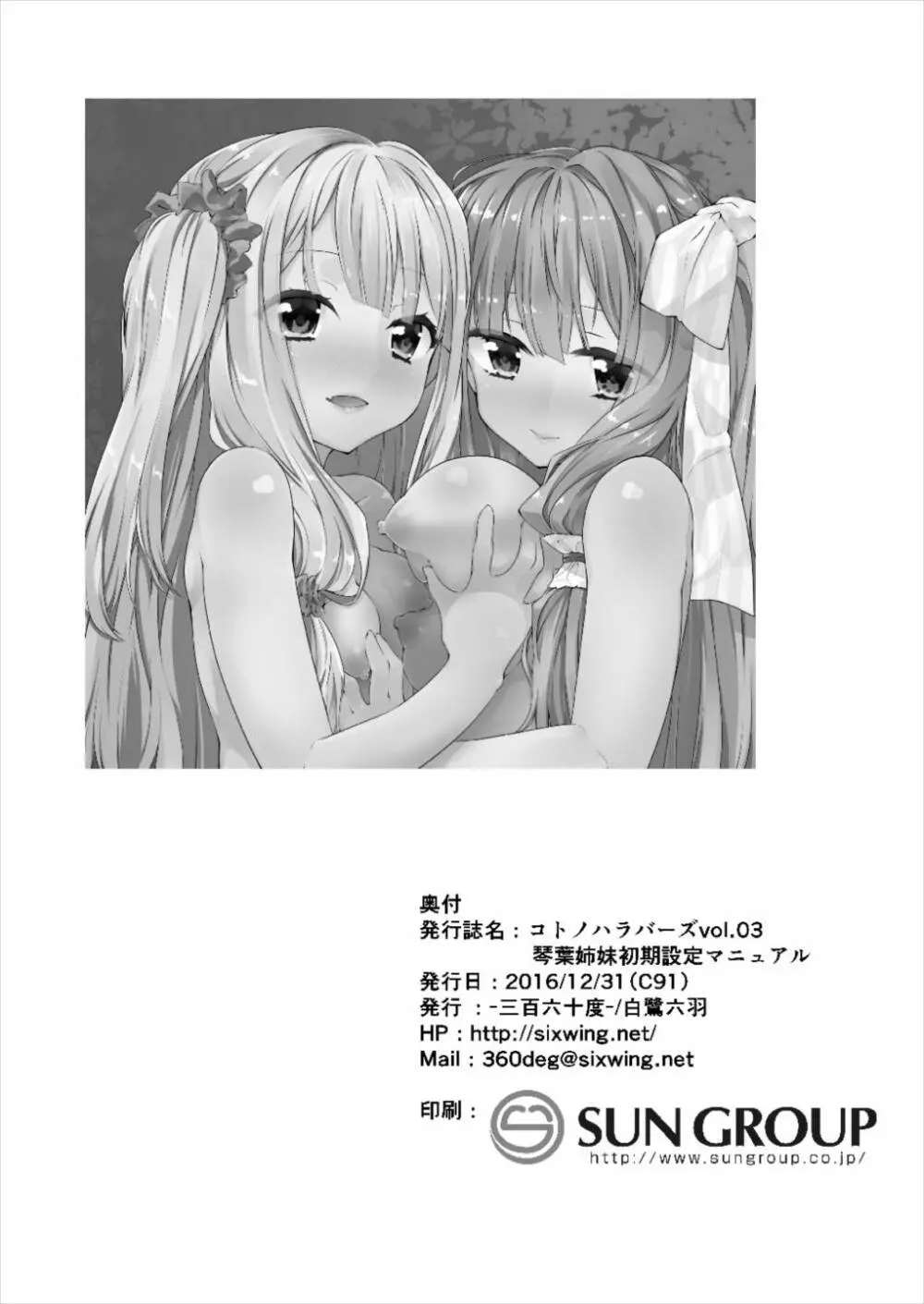 コトノハラバーズvol.03 琴葉姉妹初期設定マニュアル Page.22