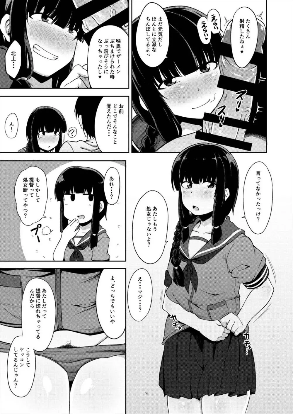 北上さまと童貞提督 Page.8