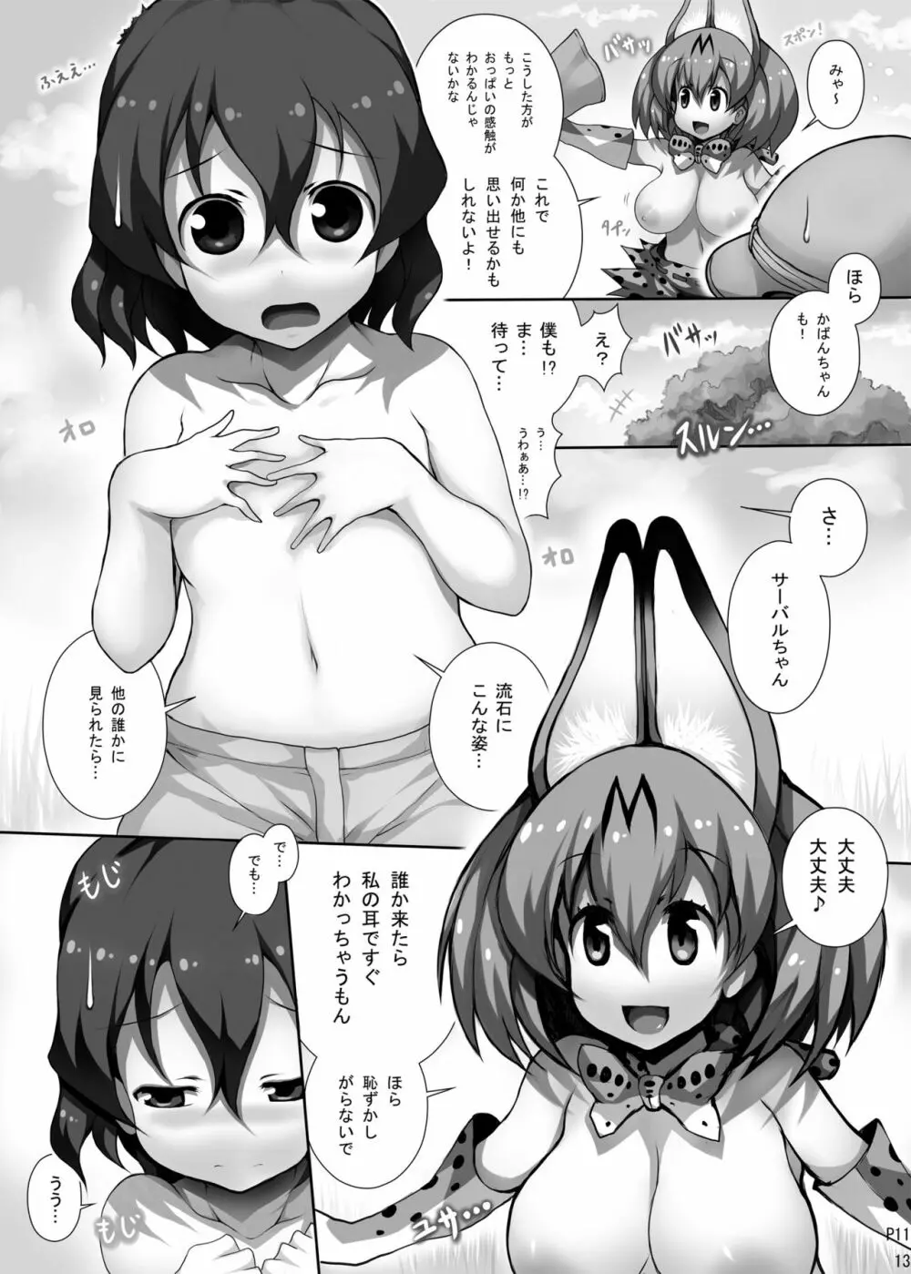 フレンズ達の若干ゃえっちい本 Page.12