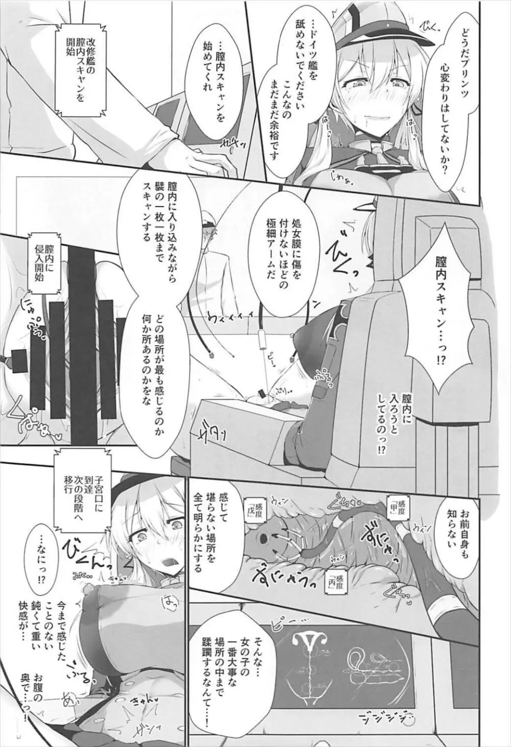 ドイツ艦は機械姦に屈するはずがないんだから! Page.9