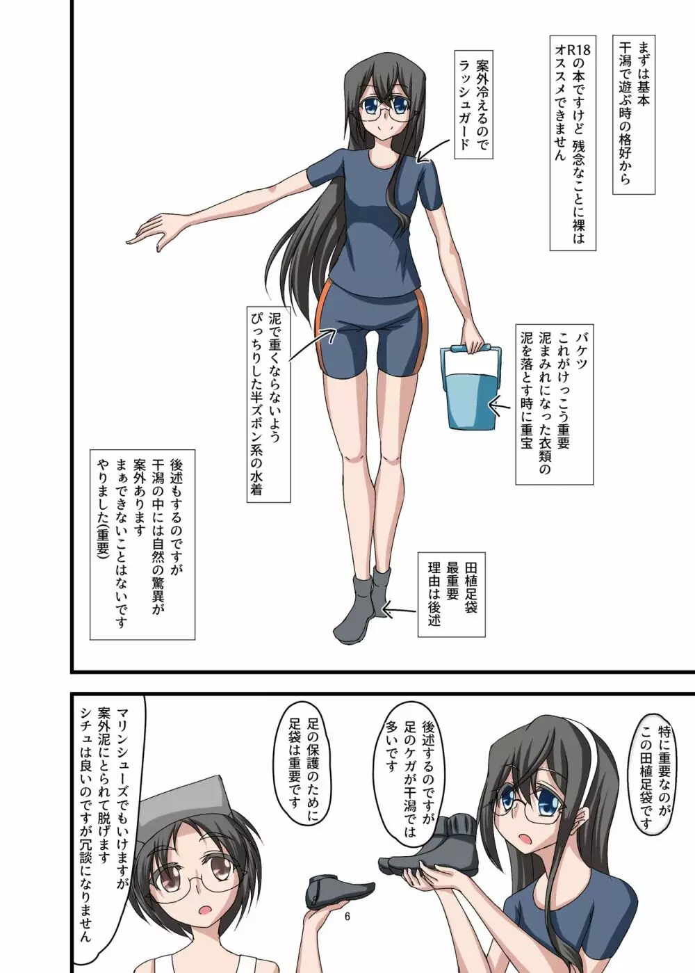 泥まみれや絵の具まみれの女の子が想像以上にエロい件3 Page.6