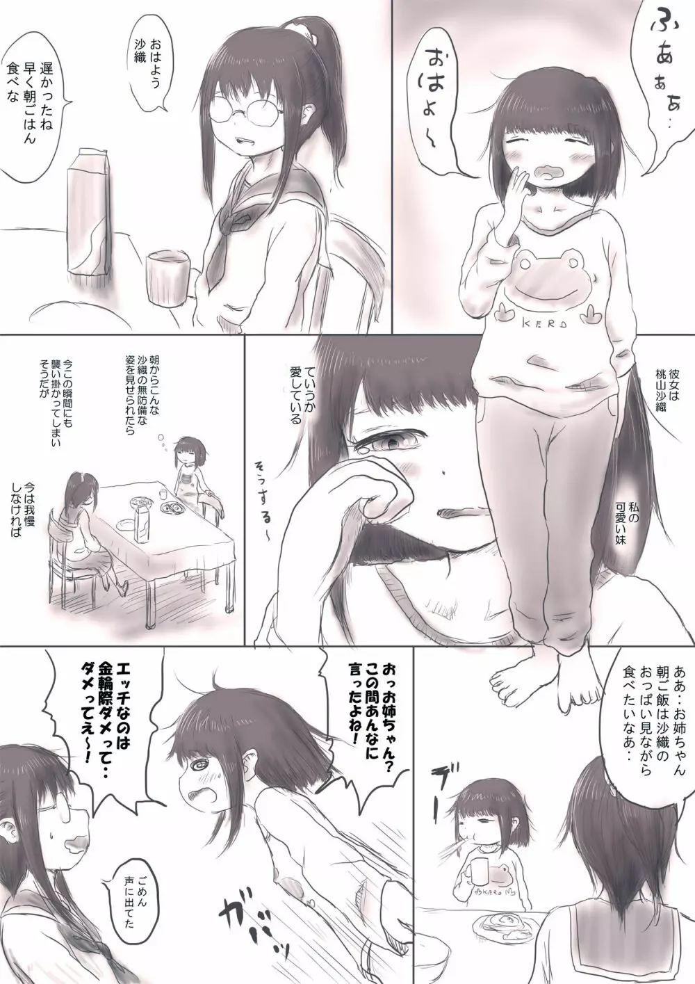 お姉ちゃんの「朝ちゅぱ」 Page.2