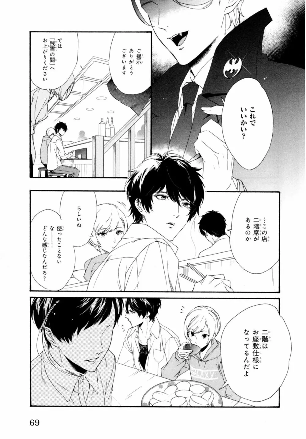 餌付けは夜半、あの部屋で Page.73