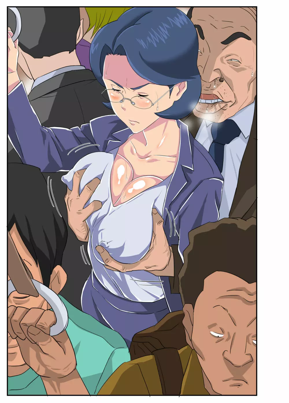 爆乳妻 生溜今日子~セクハラ部長に狙われた妻~ Page.124