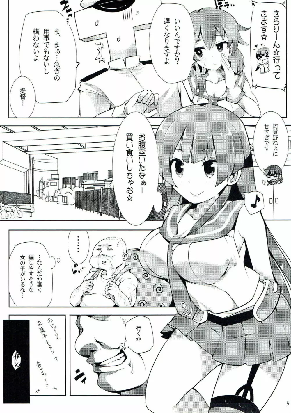 阿賀野はちょろイン!? Page.4