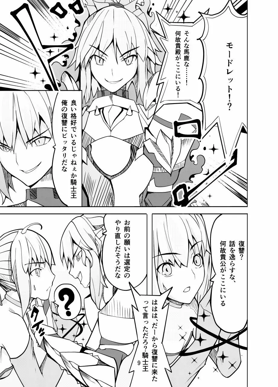 捕らえたセイバーへの調教 Page.8