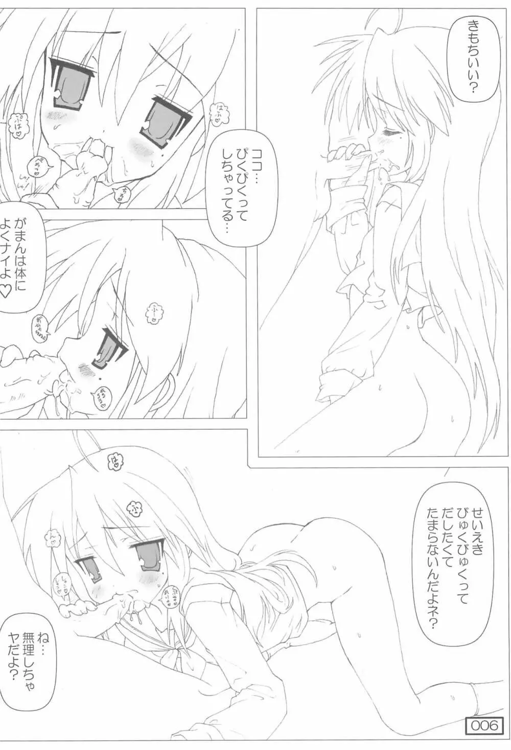 (C72) [てすた厨房 (てすた)] じんせい(=ω=.)/こなた (らき★すた) Page.6