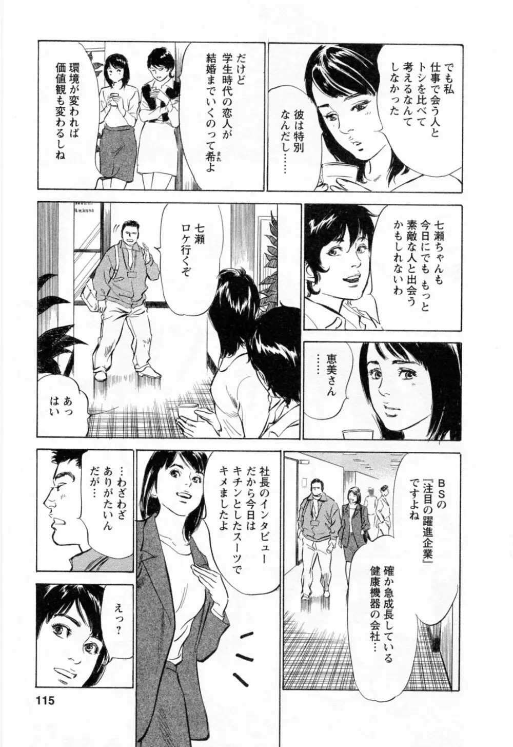女子アナ七瀬 第2巻 Page.117