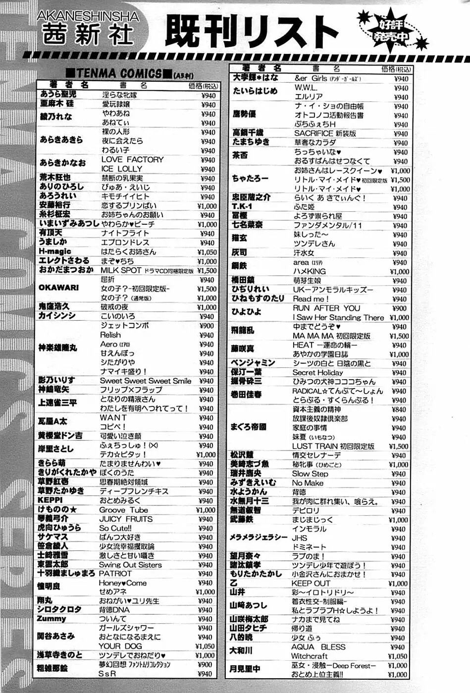 COMIC ちょいエス! 2008年08月号 Vol.11 Page.227