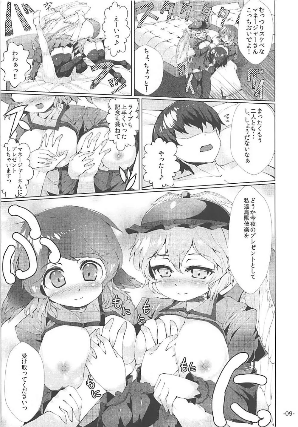 チョウジュウオールナイト Page.8