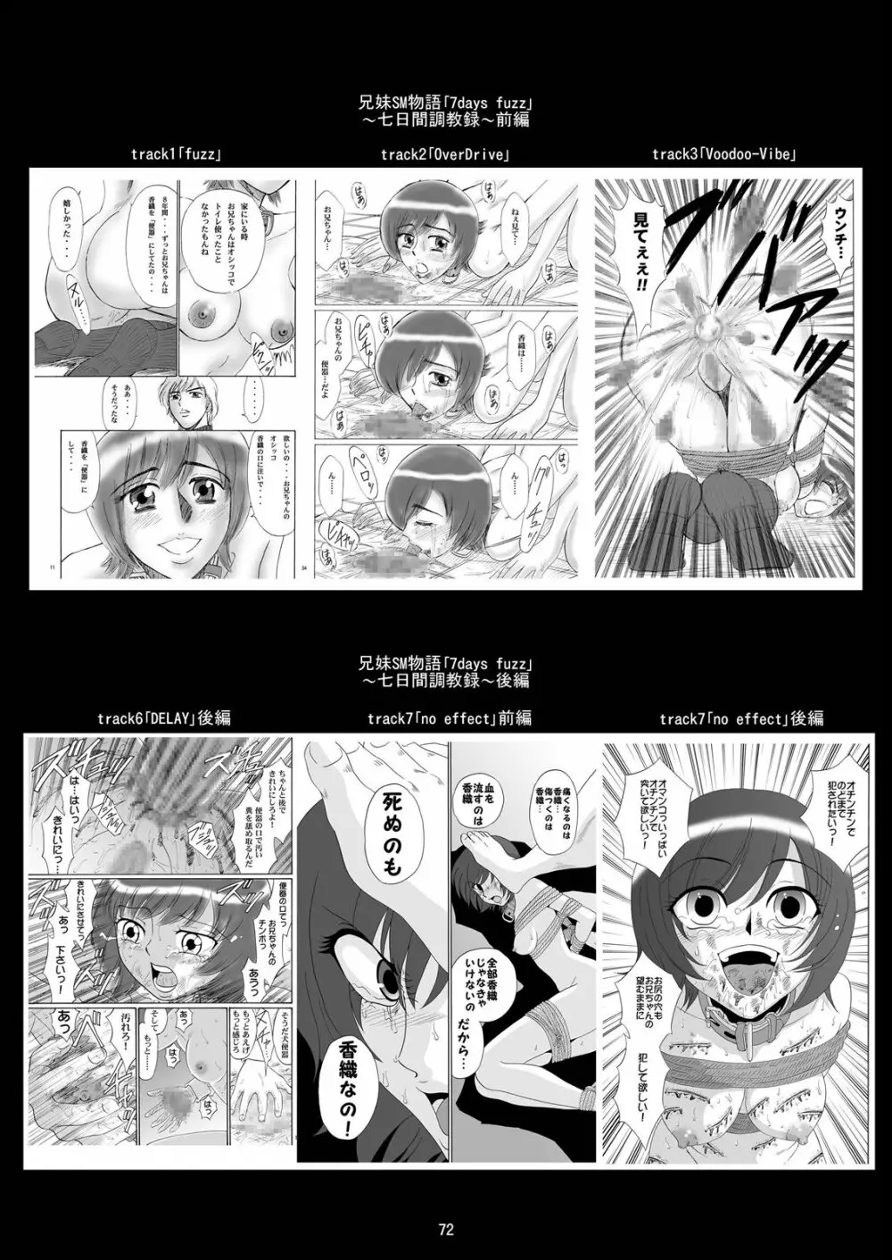 兄妹SM物語「7days fuzz」～七日間調教録～中編 Page.71