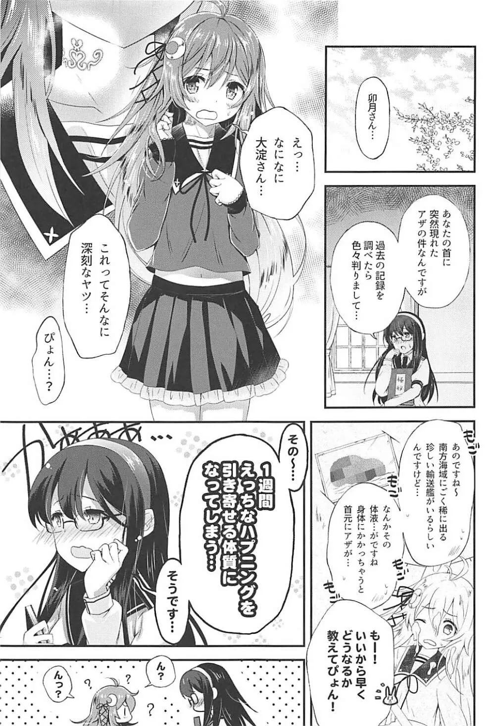 卯月えっちなハプニングは歓迎ぴょん♡ Page.2