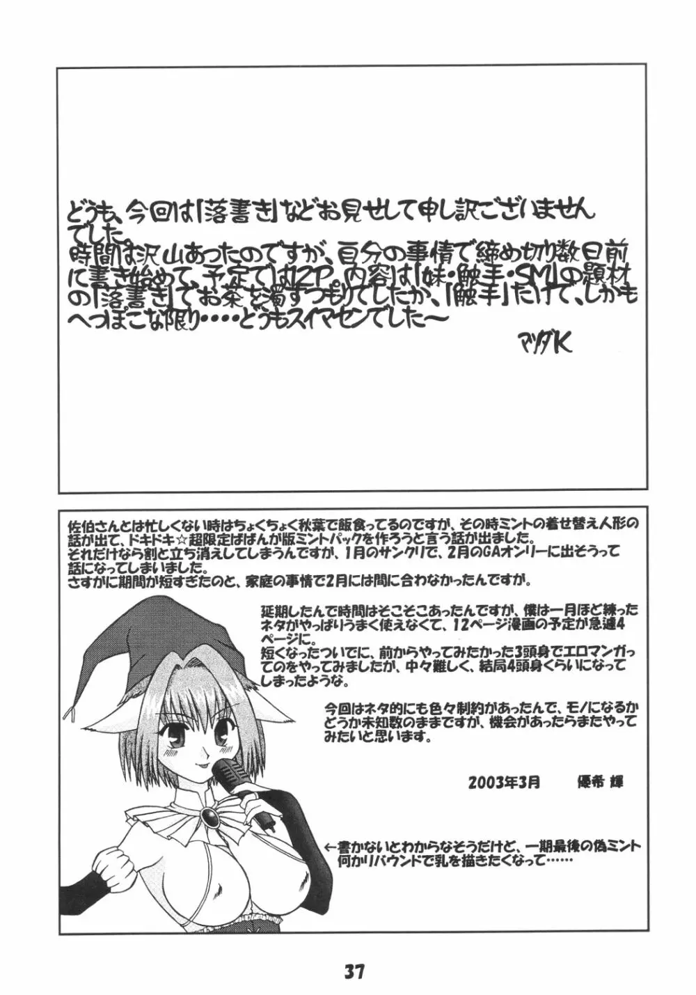 ドキドキ超限定ばばんが版!ミントパック Page.36