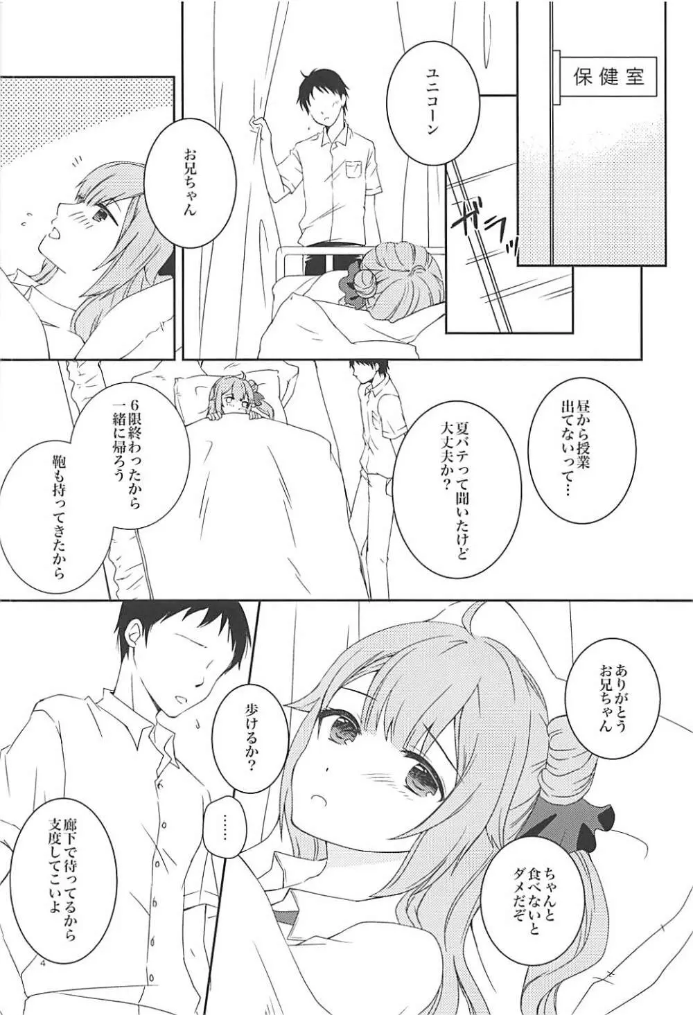 放課後保健室でお兄ちゃんと Page.3