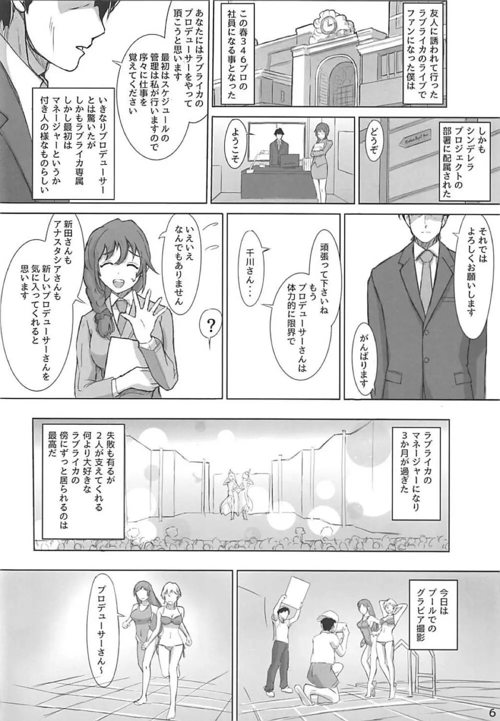 美波さんと水着で Page.5