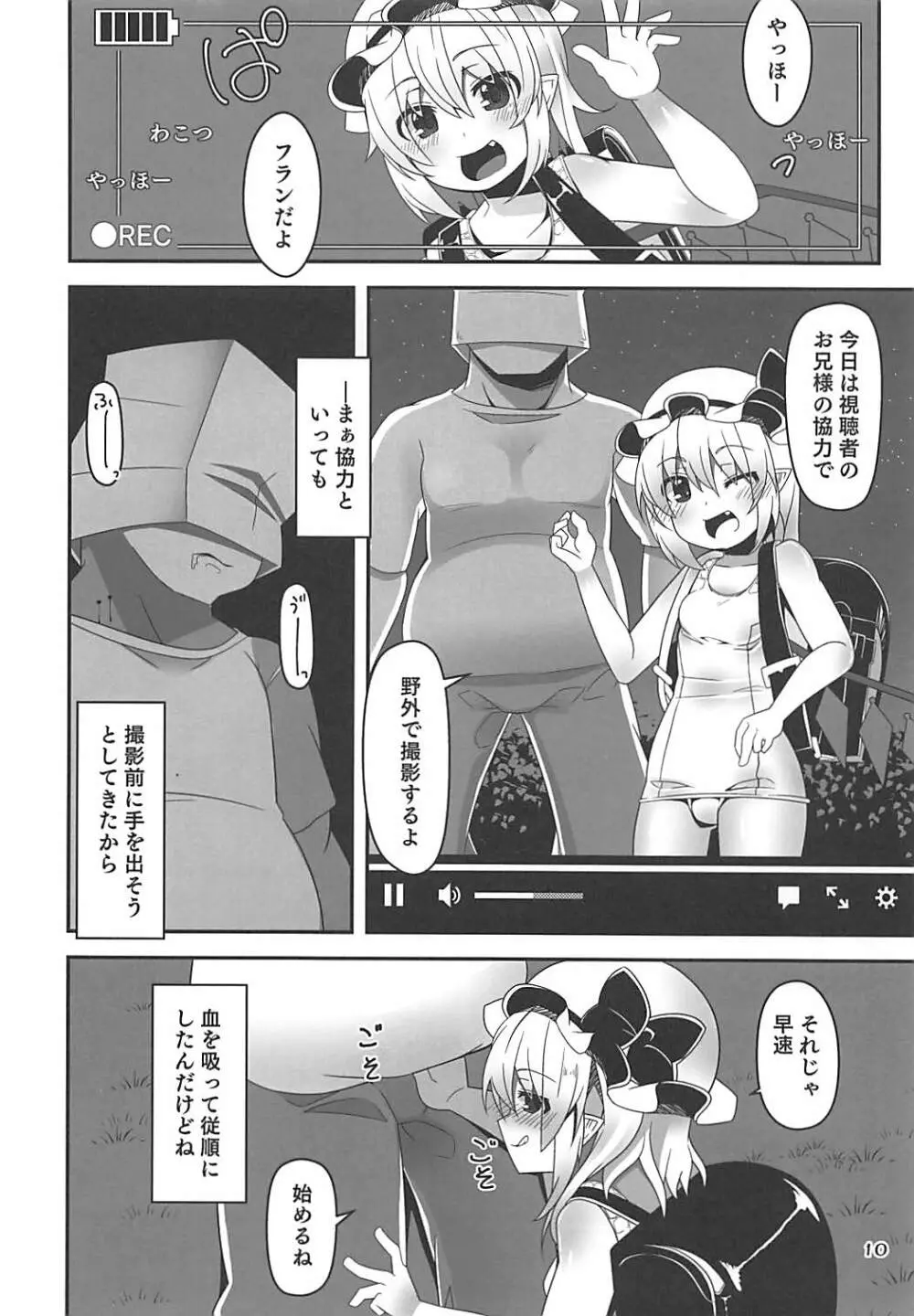 フランちゃんのロリビッチ配信 Page.9