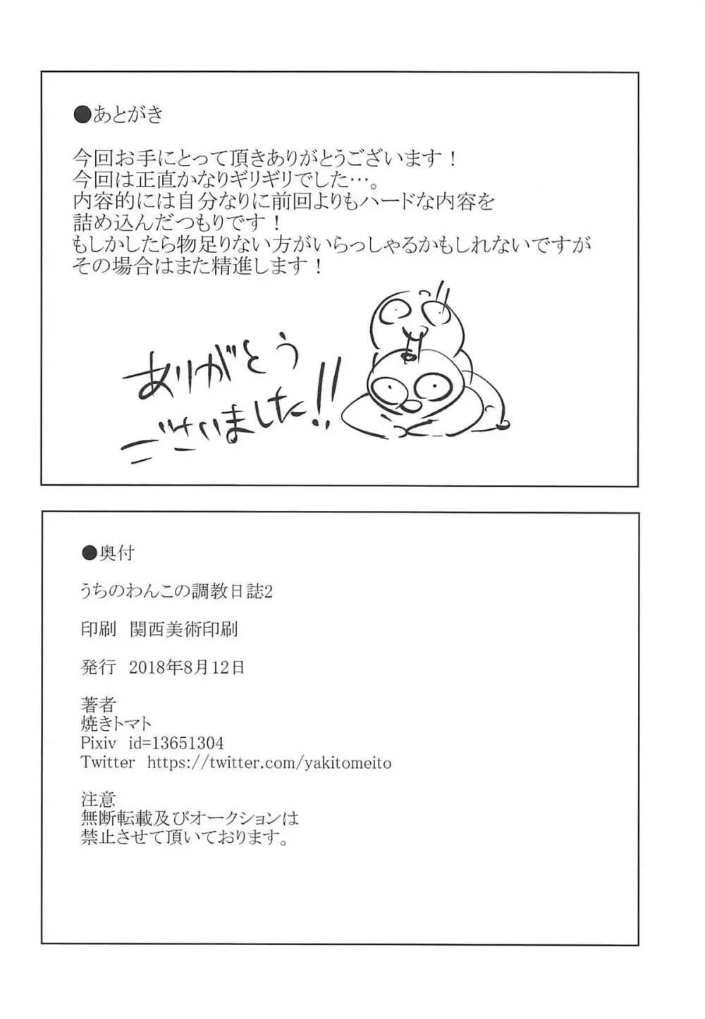 うちのわんこの調教日誌2 Page.33