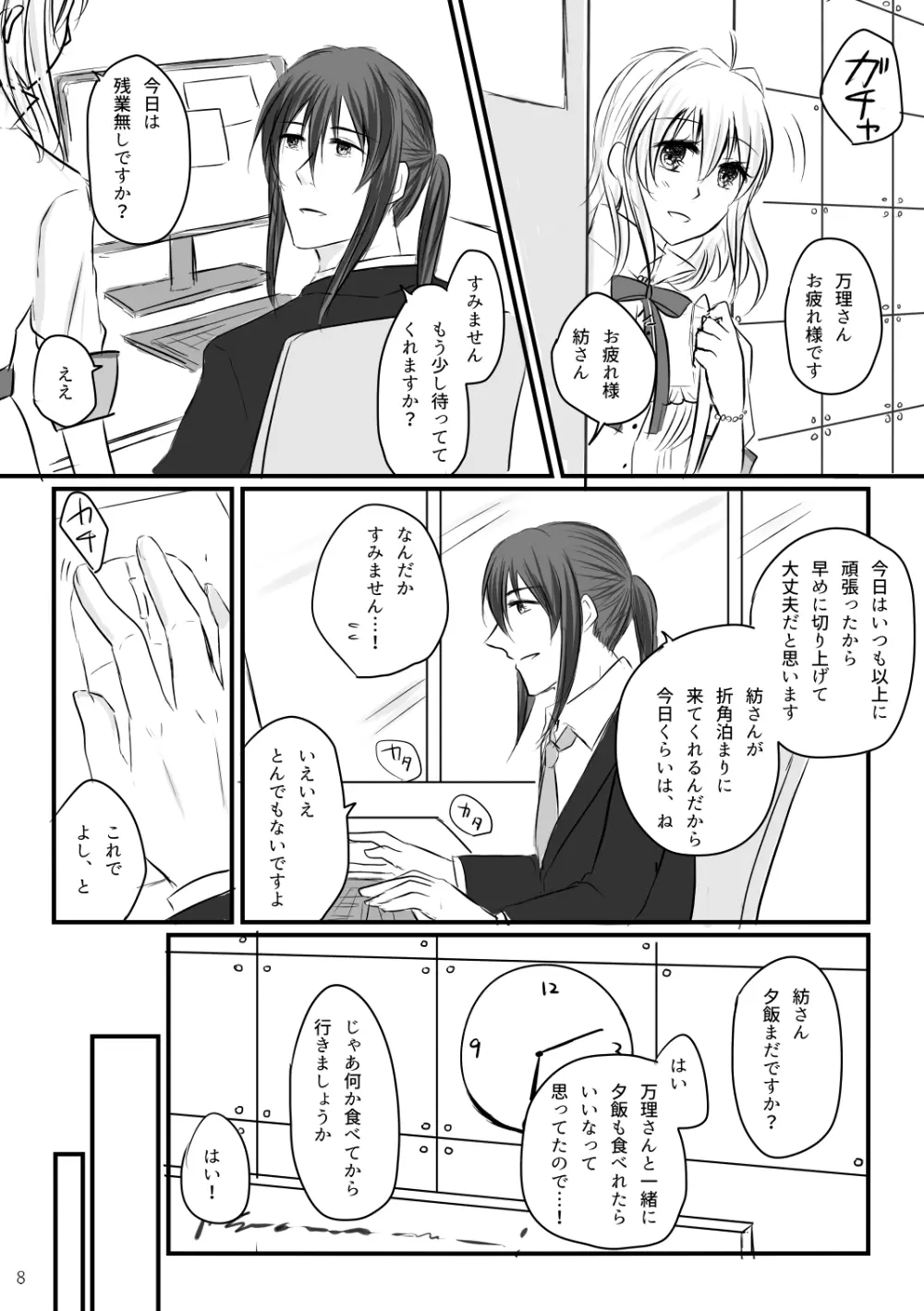 初めてのお泊り Page.7